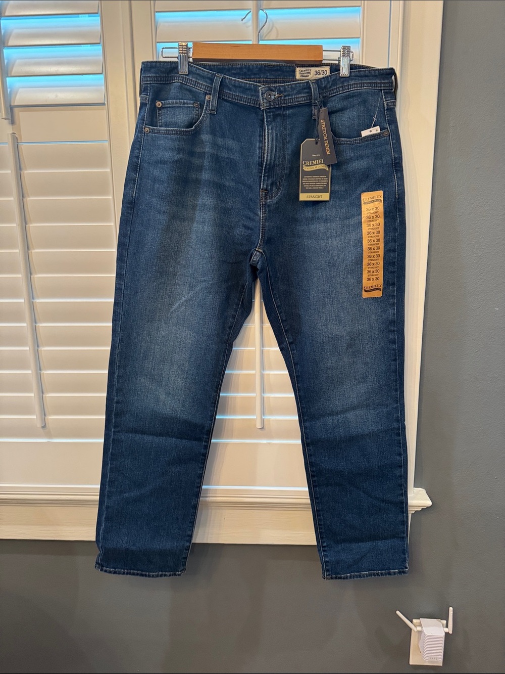 Daniel Cremieux Men’s Slim Straight Jeans - Dark Blue